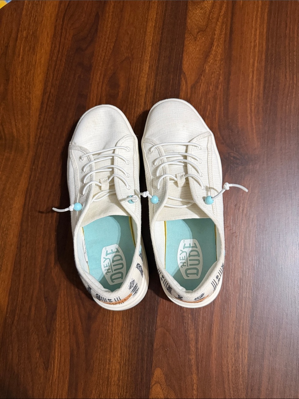 Hey Dude Cody W Crafted Mix women’s shoes in Baja ivory, size US 9 / EU 40.
